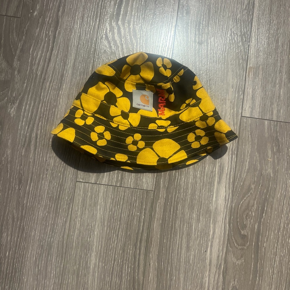 Carhartt Yellow Floral Bucket Hat